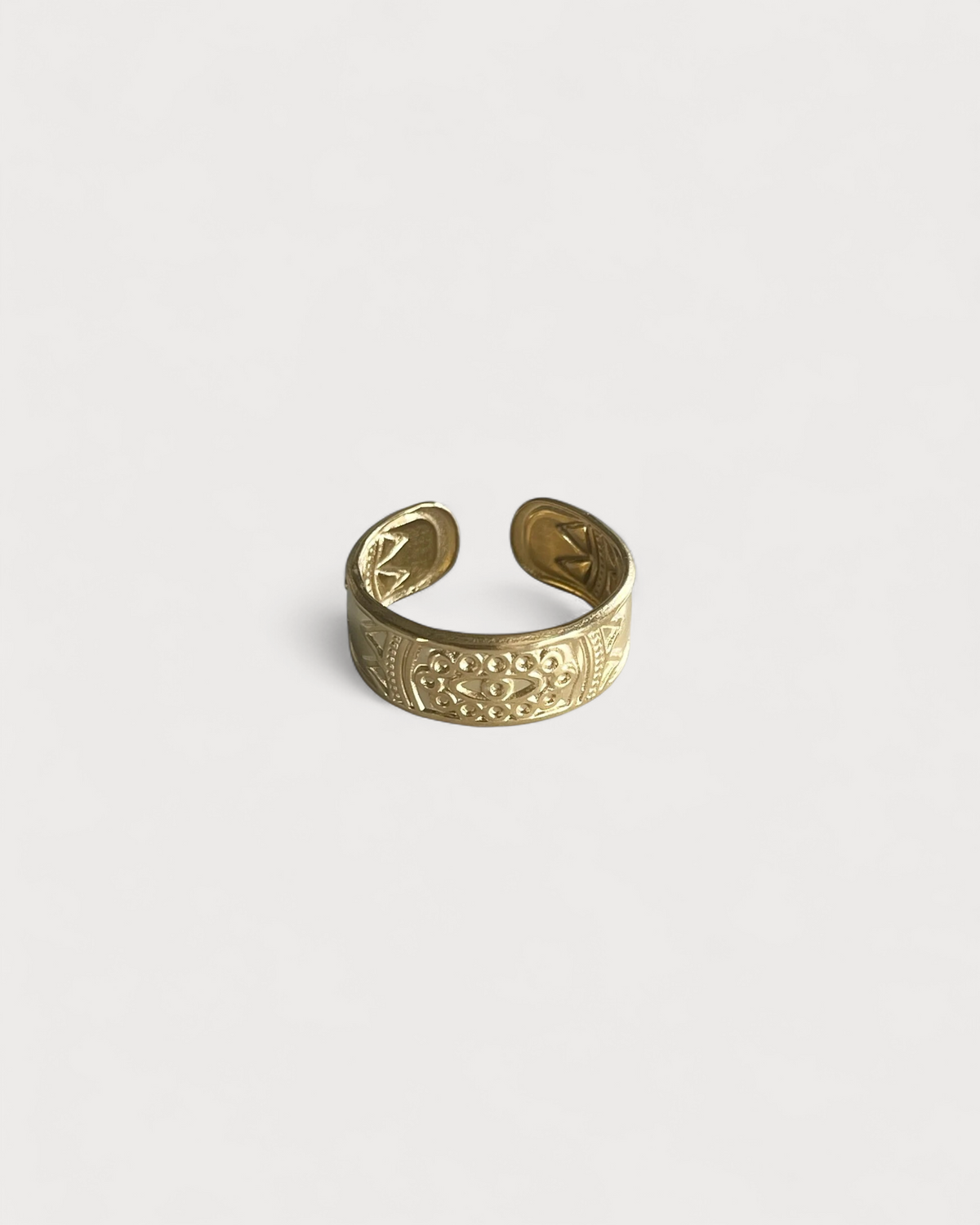 Aztec - Ring - Stainless Steel - Adjustable