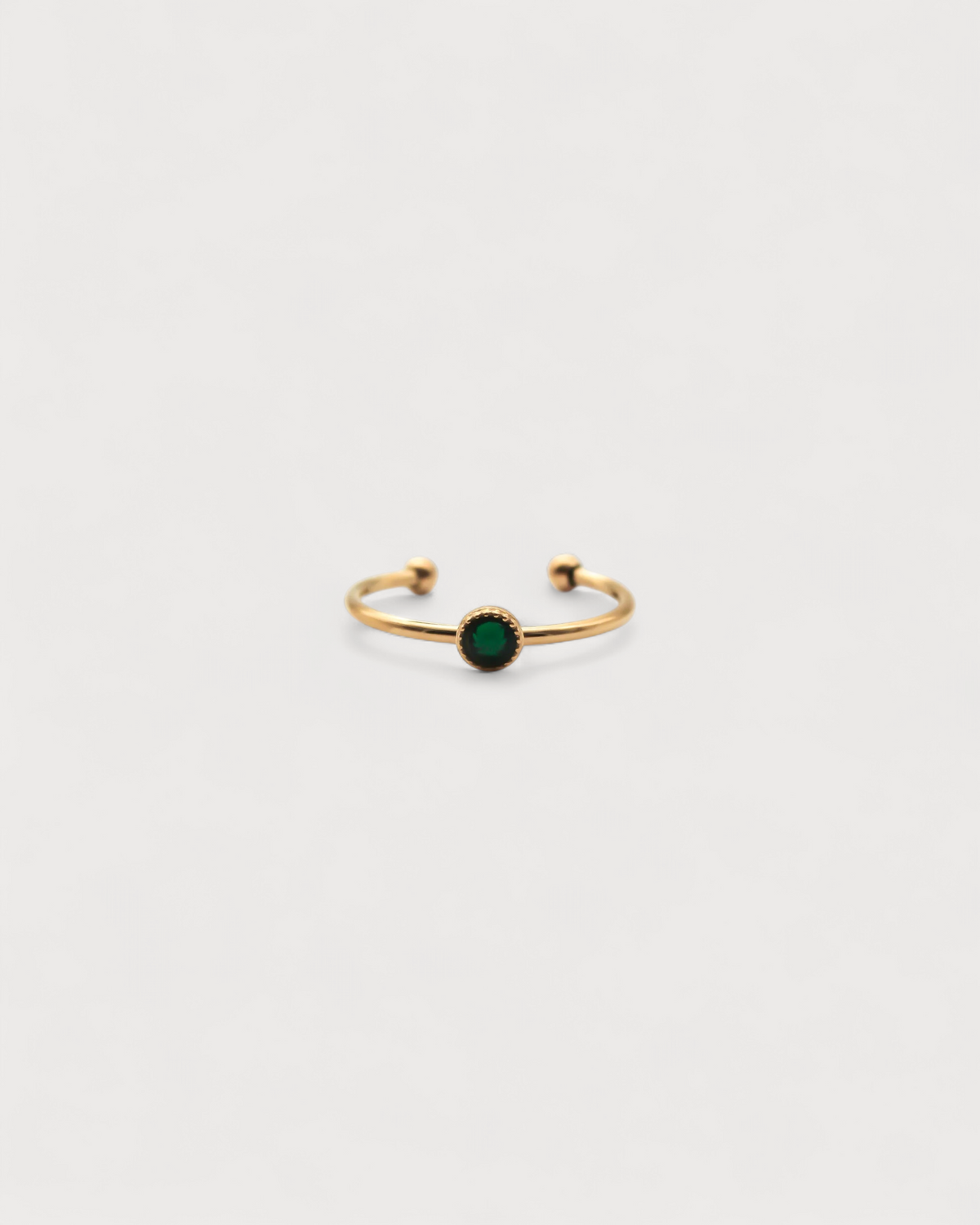 Strass - Ring - Stainless Steel - Adjustable