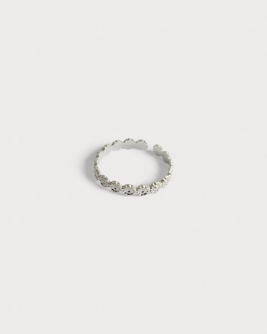 Little Flowers - Ring - Stainless Steel - Adjustable
