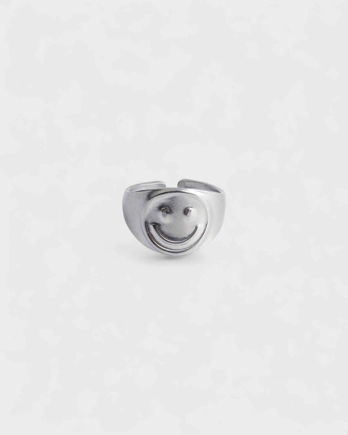 Smiles - Ring - Stainless Steel - Adjustable
