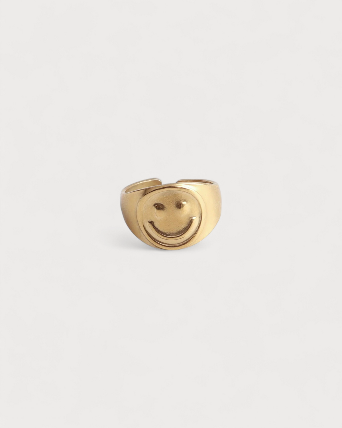 Smiles - Ring - Stainless Steel - Adjustable