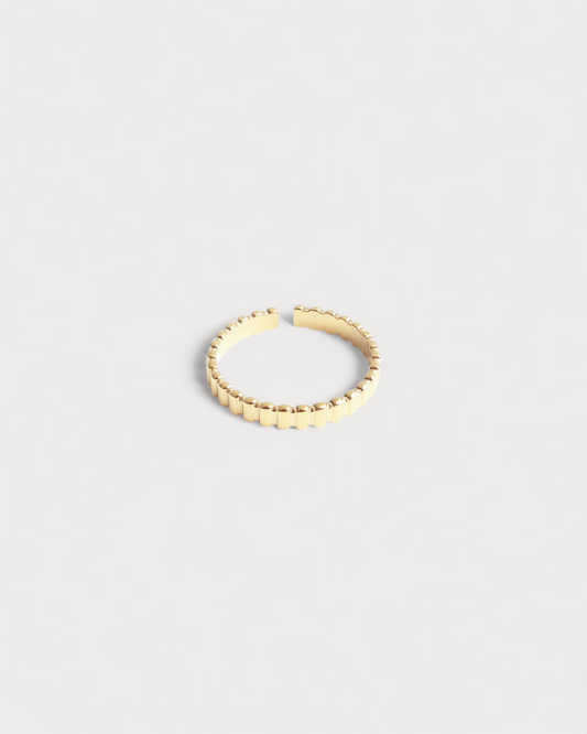 Mika - Ring - Stainless Steel - Adjustable
