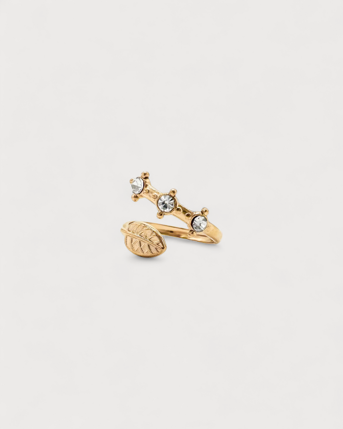 Lena - Ring - Stainless Steel - Adjustable
