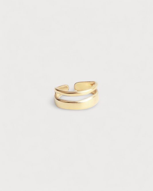 Bailey - Ring - Stainless Steel - Adjustable