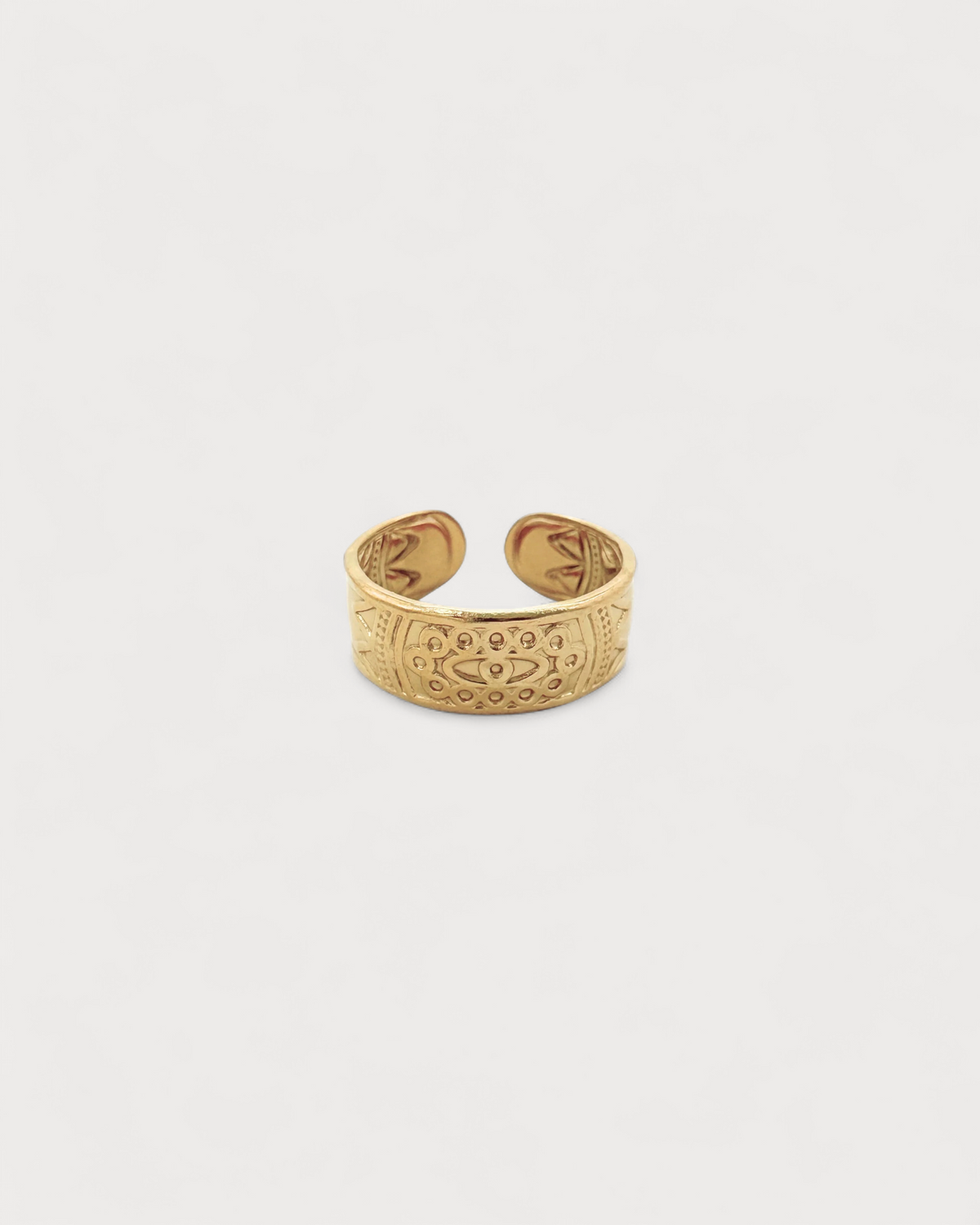 Aztec - Ring - Stainless Steel - Adjustable