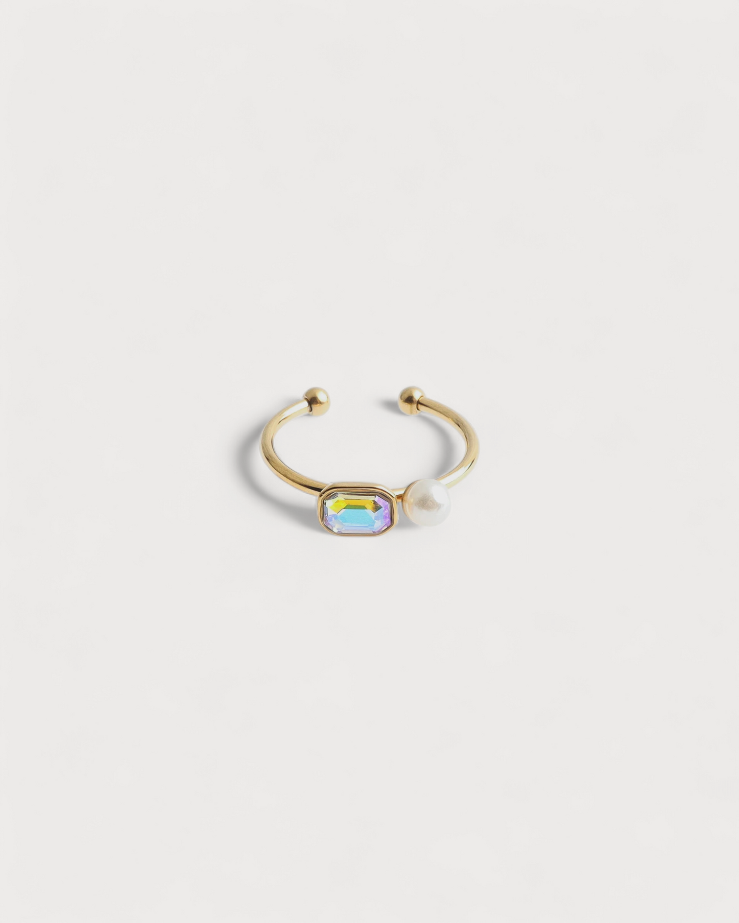 Claudette - Ring - Stainless Steel - Adjustable