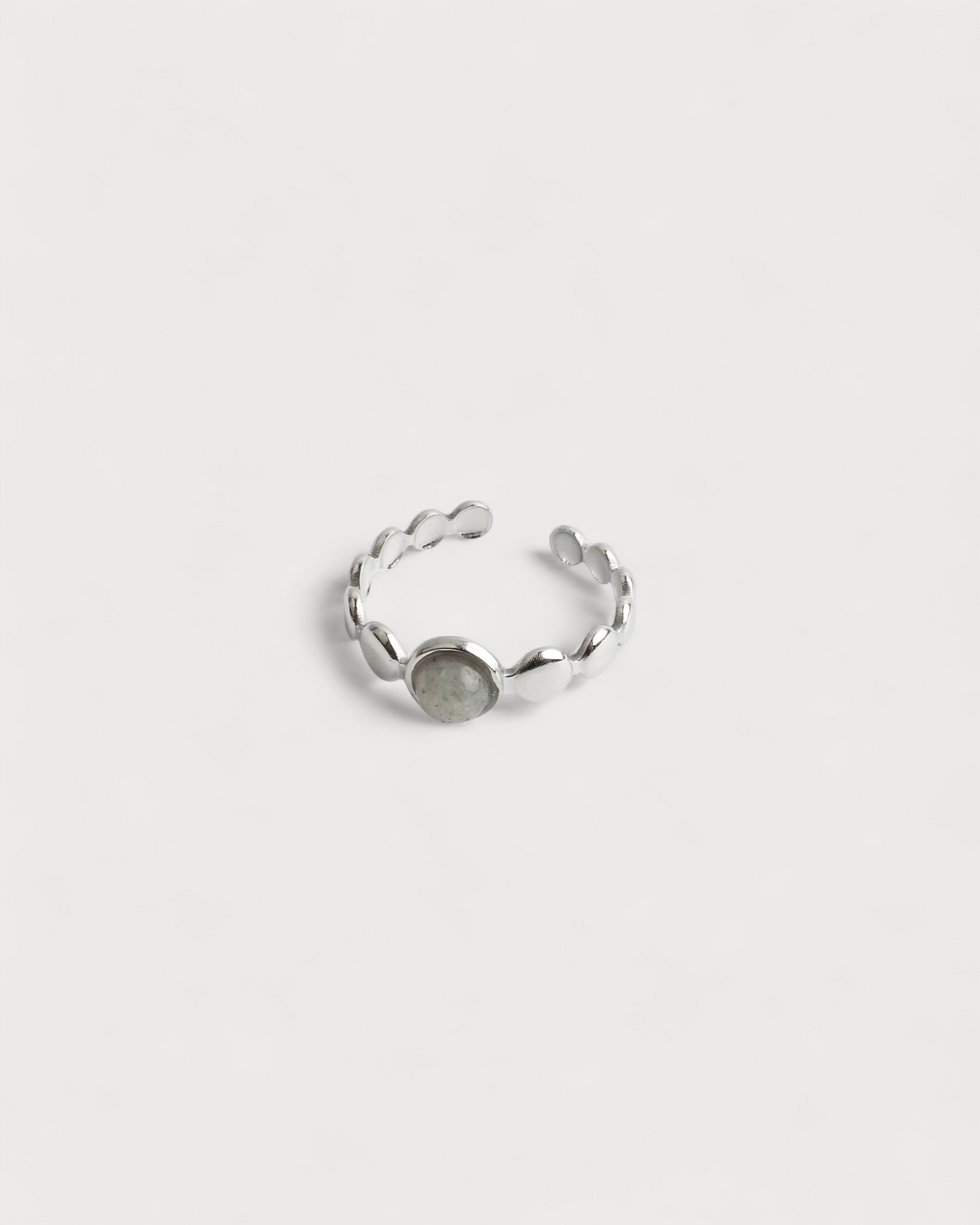 Julietta - Ring - Natural Stone - Stainless Steel - Adjustable