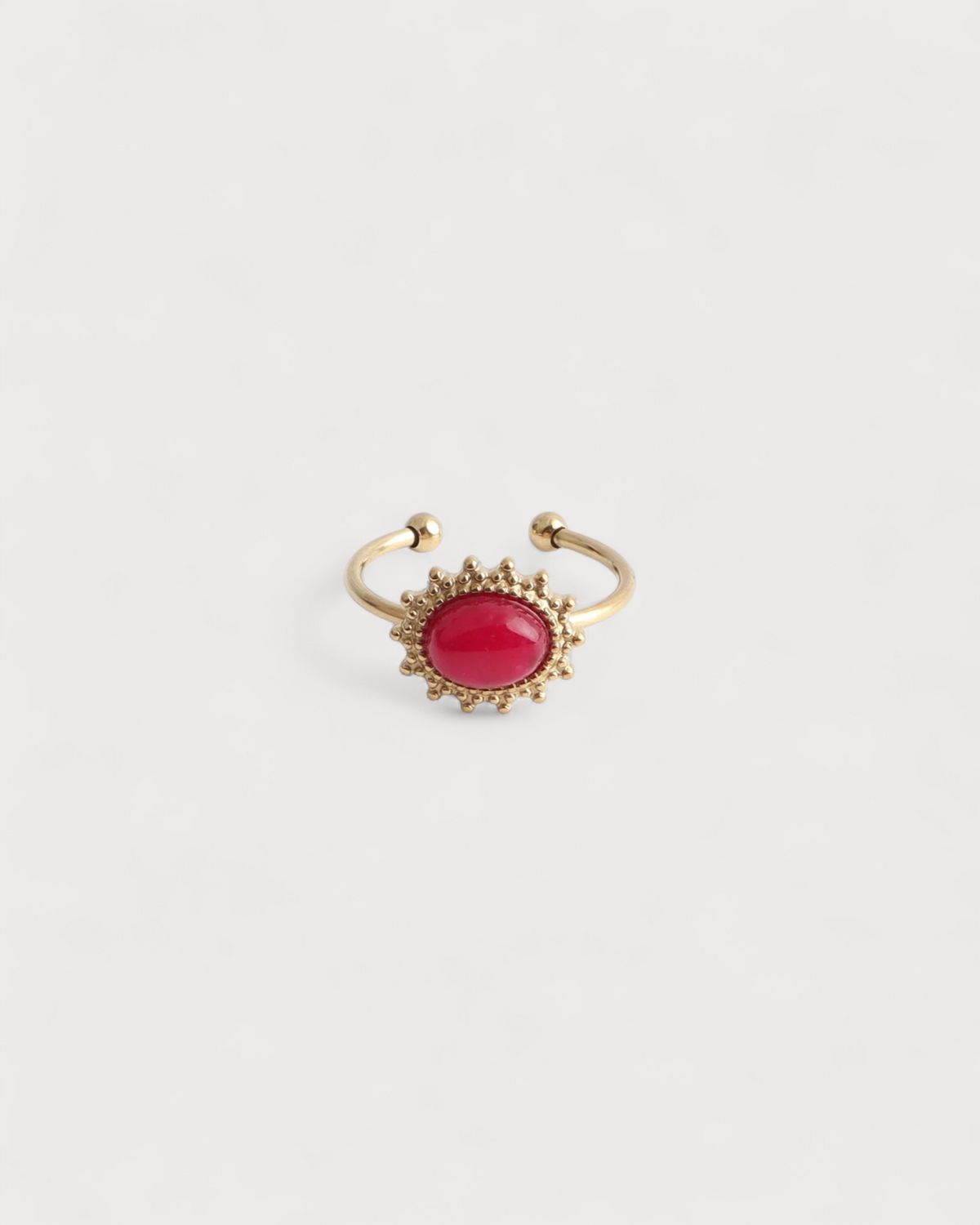 Jolie - Ring - Natural Stone - Stainless Steel