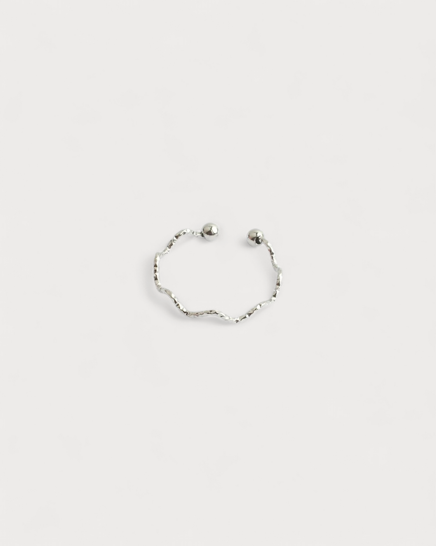 Thin Wave - Ring - Stainless Steel - Adjustable