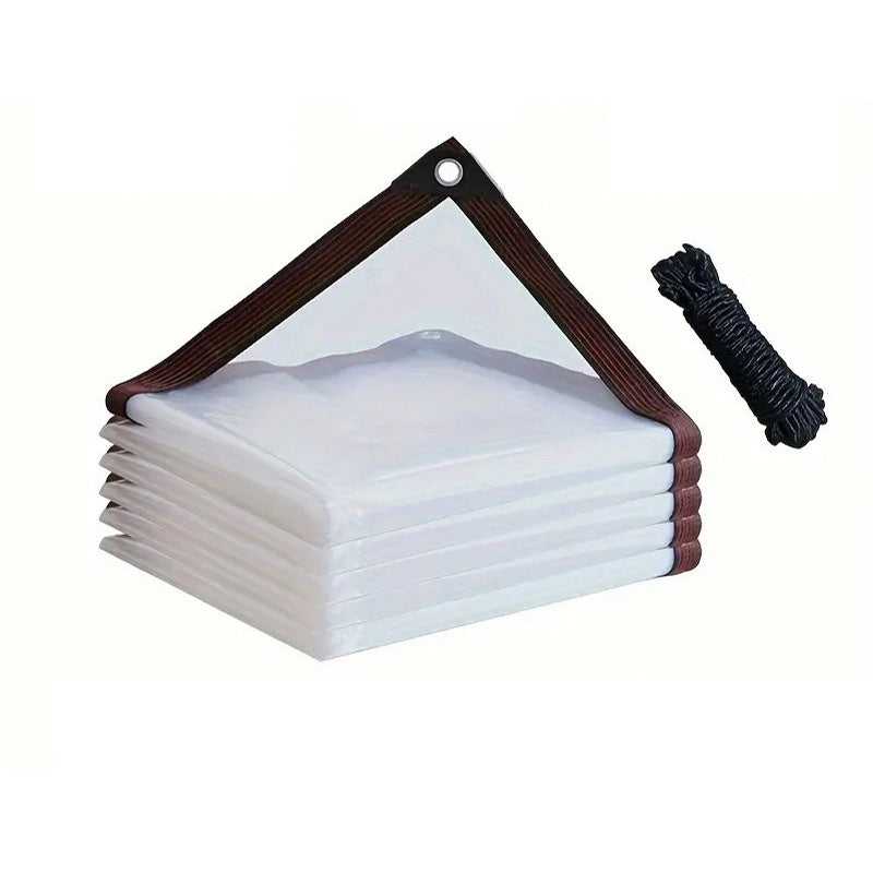 2026 Summer Hot Sale 49% OFF- Clear Waterproof PVC Tarp – Heavy-Duty All-Weather Protection Cover🌧️