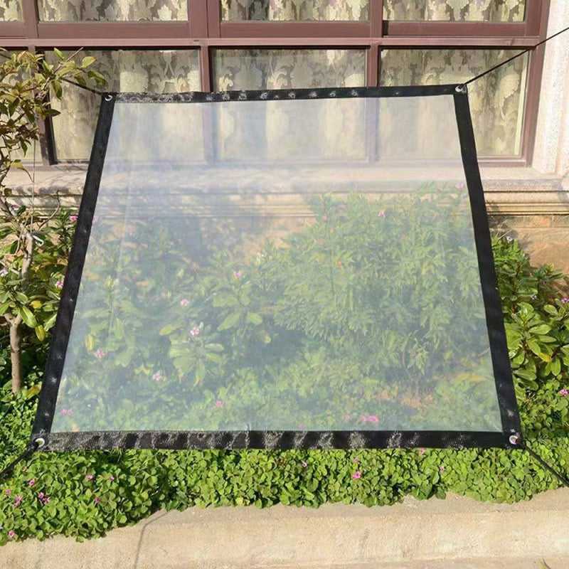 2026 Summer Hot Sale 49% OFF- Clear Waterproof PVC Tarp – Heavy-Duty All-Weather Protection Cover🌧️