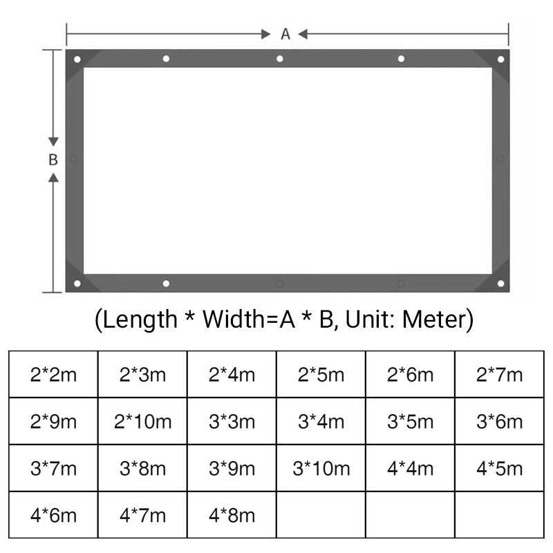 2026 Summer Hot Sale 49% OFF- Clear Waterproof PVC Tarp – Heavy-Duty All-Weather Protection Cover🌧️